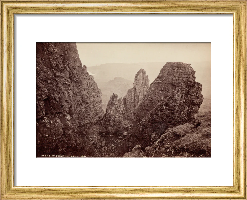 'Rocks at Quiraing, Skye', Isle of Skye, Scotland, c 1850-1900. - Image 5
