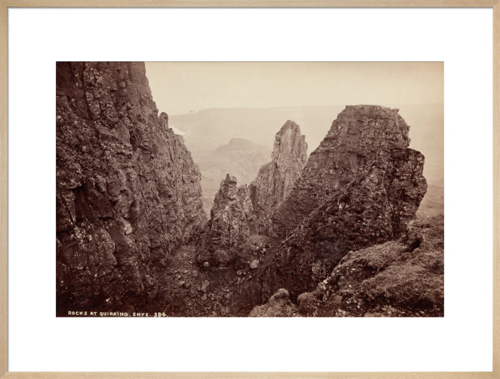 'Rocks at Quiraing, Skye', Isle of Skye, Scotland, c 1850-1900. - Image 59