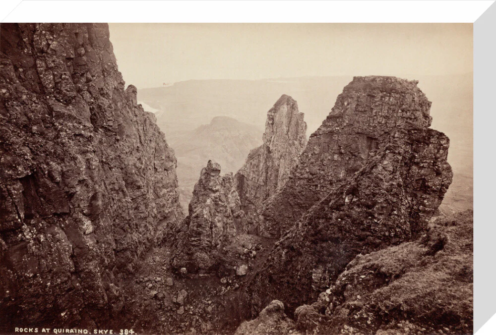 'Rocks at Quiraing, Skye', Isle of Skye, Scotland, c 1850-1900. - Image 65
