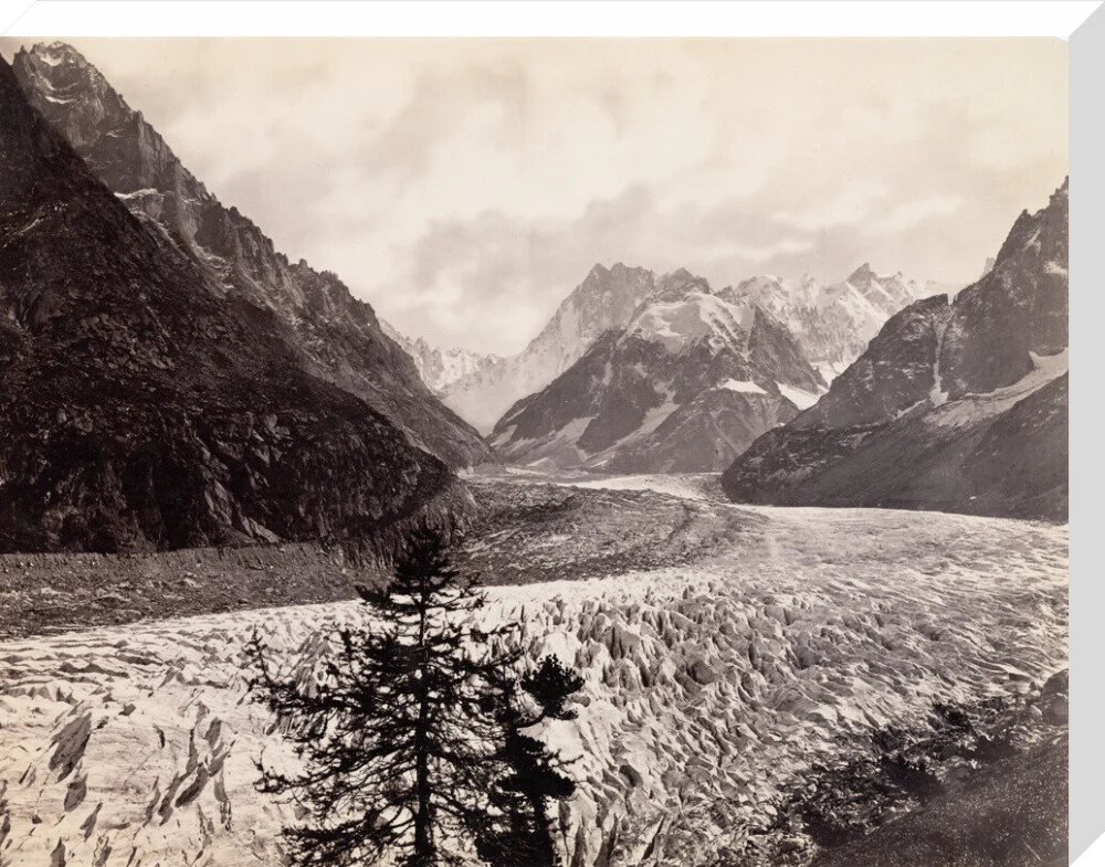 Mer de Glace, near Chamonix, Mont Blanc, France, c 1850-1900. - Image 33
