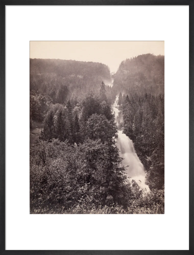 Giessbach Falls near Lake Brienz, Switzerland, c 1850-1900. - Image 18