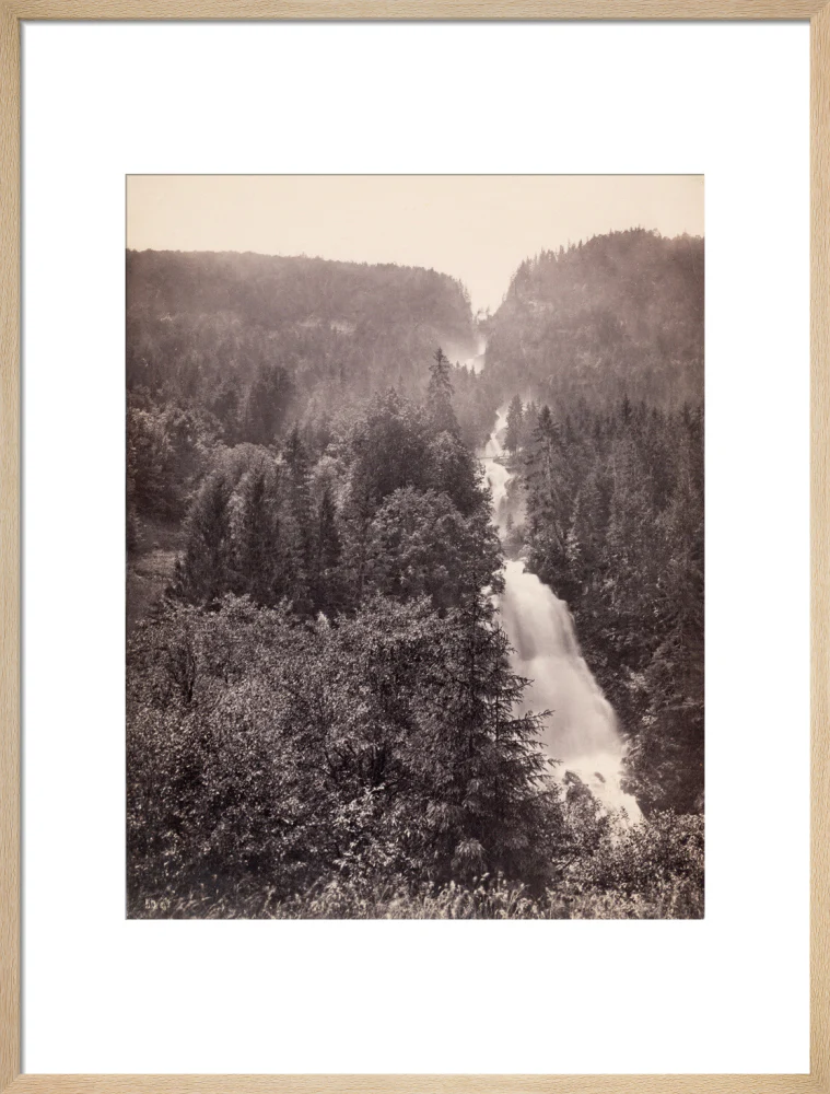 Giessbach Falls near Lake Brienz, Switzerland, c 1850-1900. - Image 21