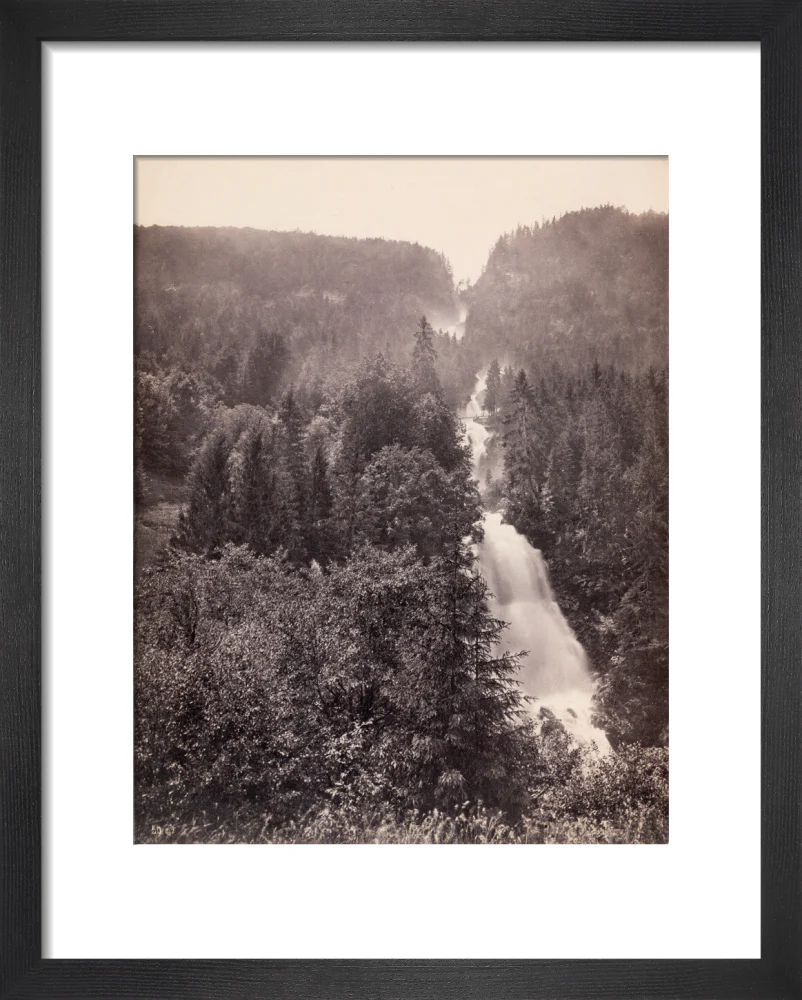 Giessbach Falls near Lake Brienz, Switzerland, c 1850-1900. - Image 3
