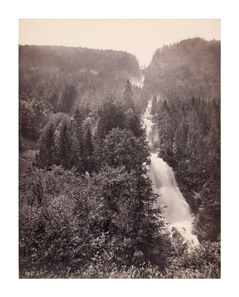 Giessbach Falls near Lake Brienz, Switzerland, c 1850-1900. - Image 30