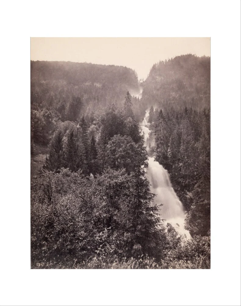 Giessbach Falls near Lake Brienz, Switzerland, c 1850-1900. - Image 35