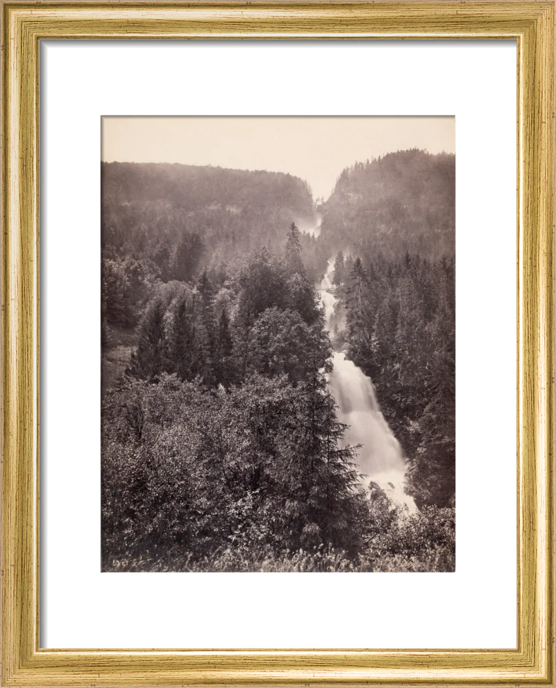 Giessbach Falls near Lake Brienz, Switzerland, c 1850-1900. - Image 38