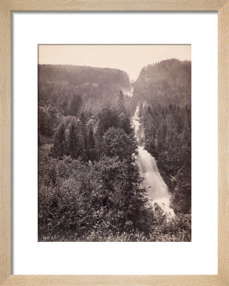 Giessbach Falls near Lake Brienz, Switzerland, c 1850-1900. - Image 39