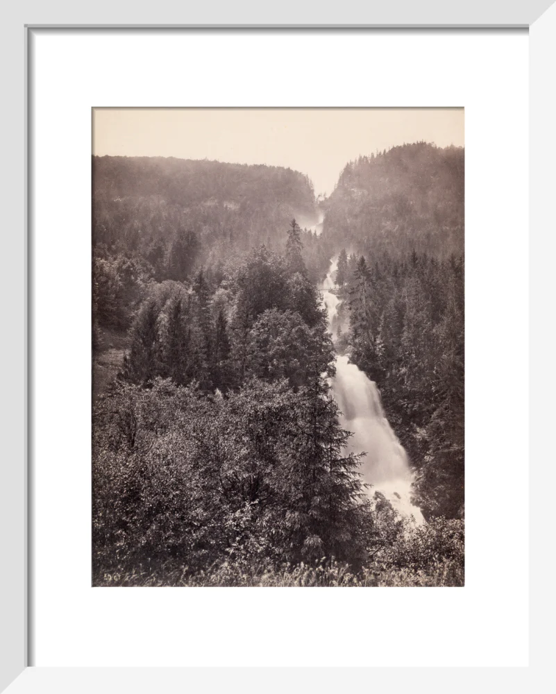Giessbach Falls near Lake Brienz, Switzerland, c 1850-1900. - Image 4