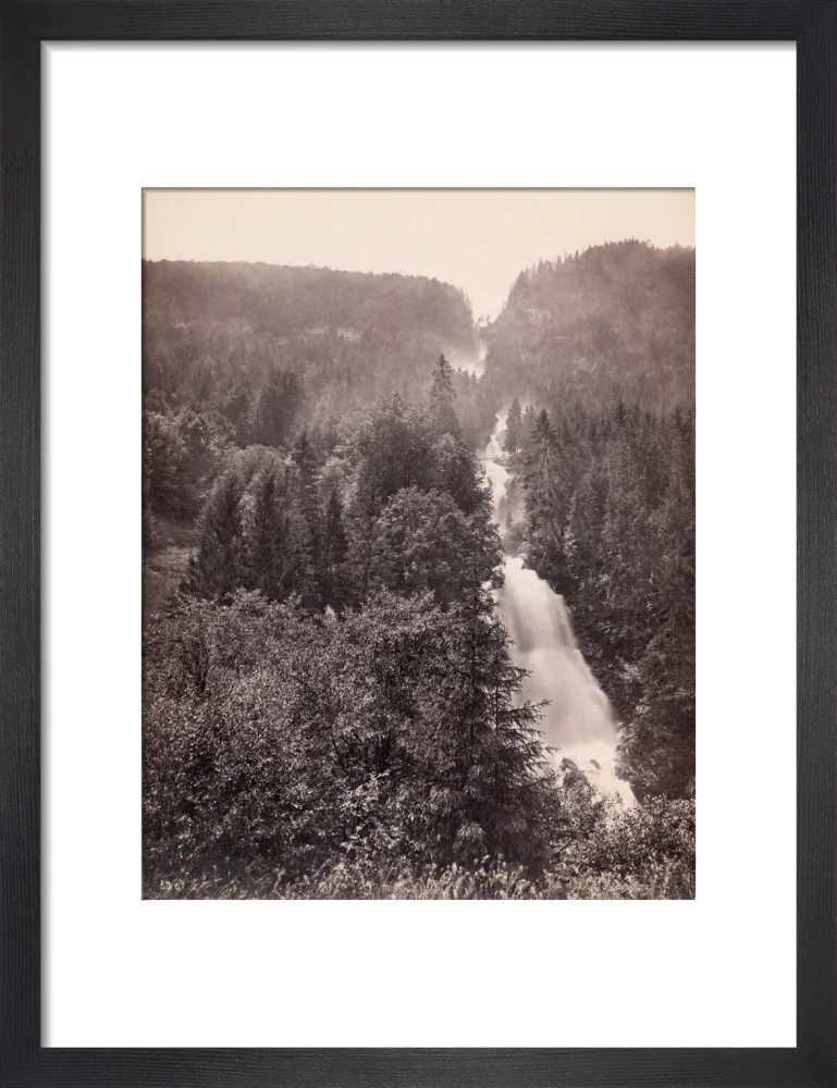 Giessbach Falls near Lake Brienz, Switzerland, c 1850-1900. - Image 41