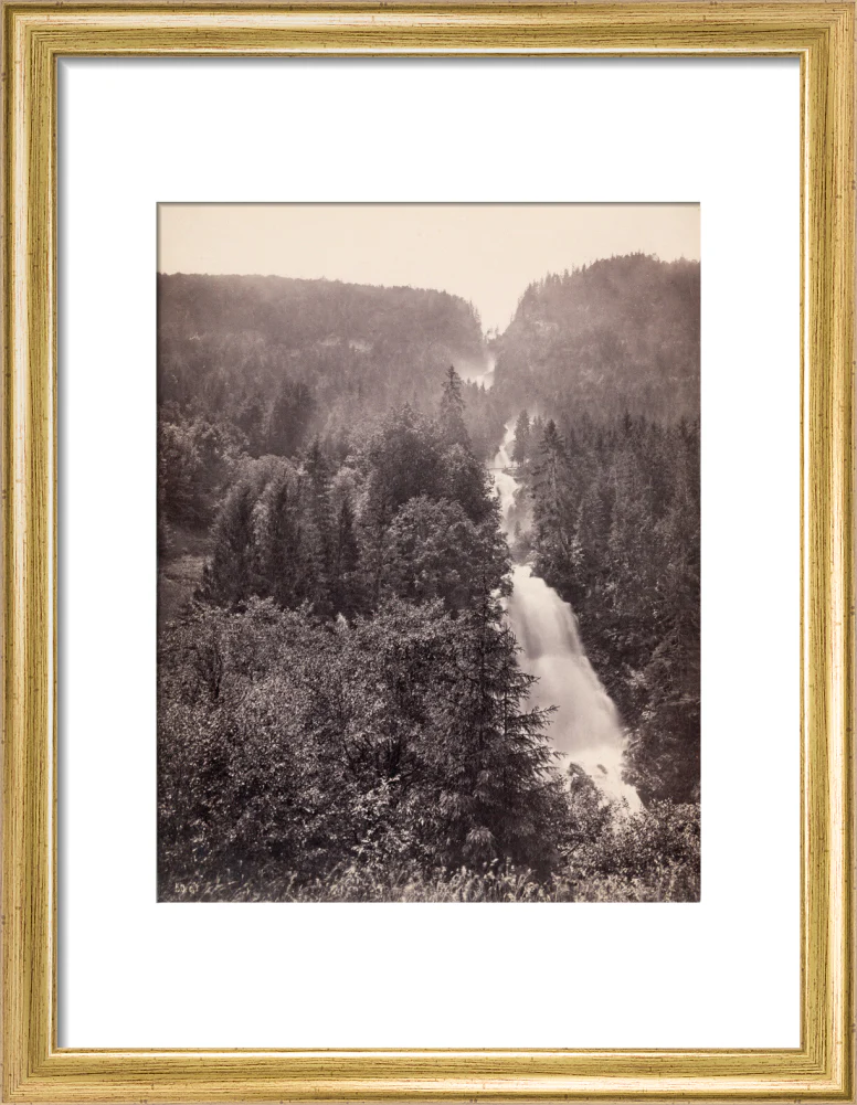 Giessbach Falls near Lake Brienz, Switzerland, c 1850-1900. - Image 43