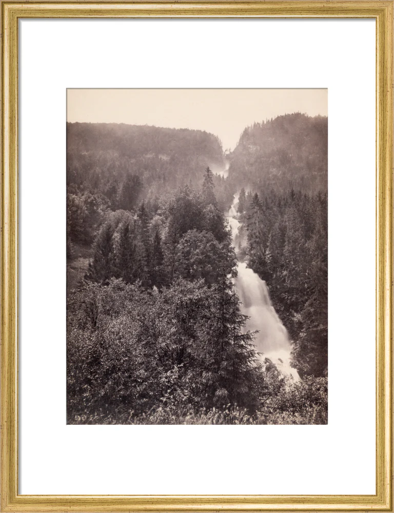 Giessbach Falls near Lake Brienz, Switzerland, c 1850-1900. - Image 48