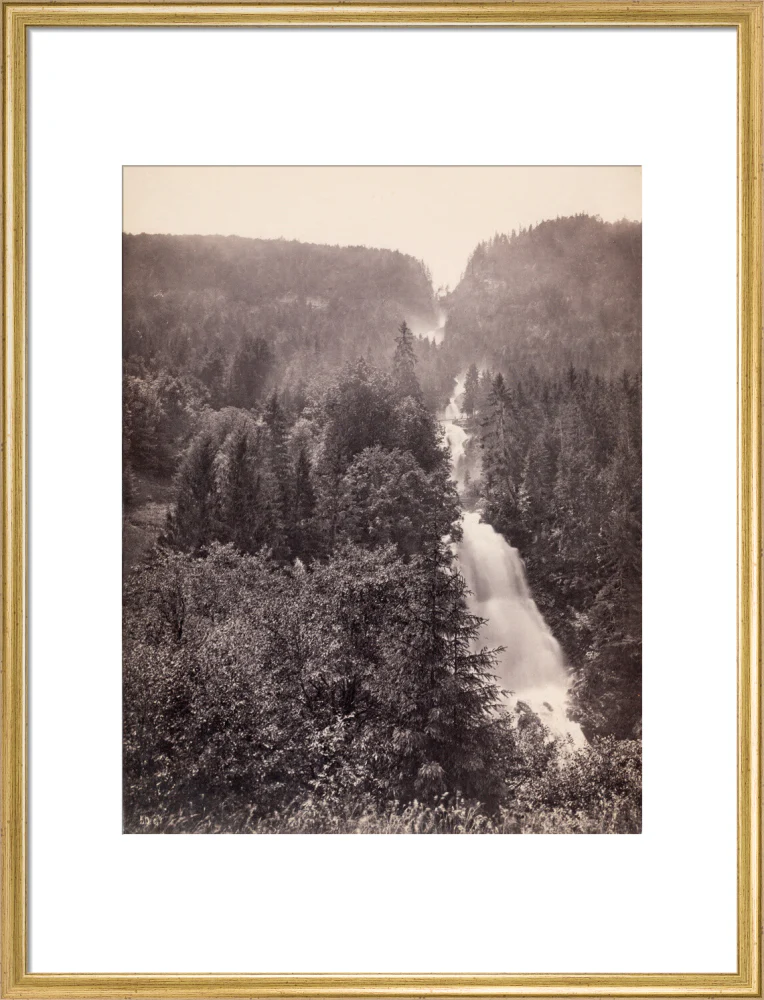 Giessbach Falls near Lake Brienz, Switzerland, c 1850-1900. - Image 53