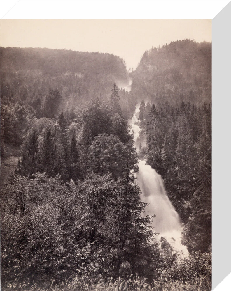 Giessbach Falls near Lake Brienz, Switzerland, c 1850-1900. - Image 64