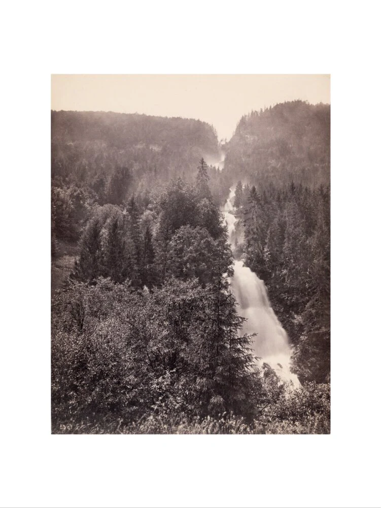 Giessbach Falls near Lake Brienz, Switzerland, c 1850-1900. - Image 7