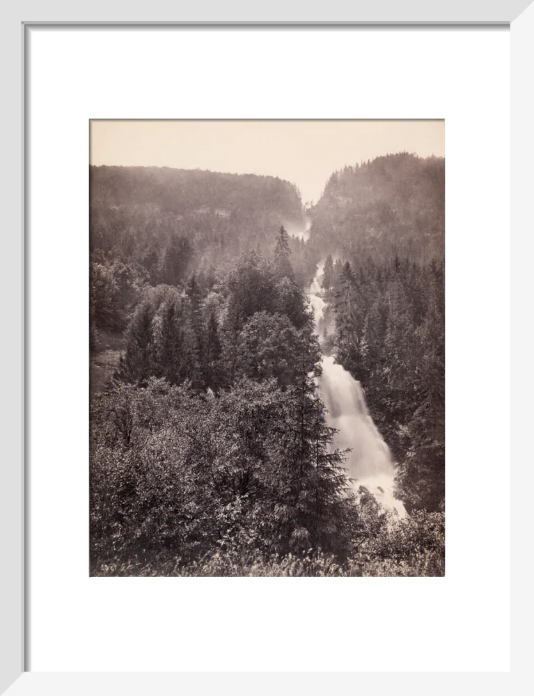 Giessbach Falls near Lake Brienz, Switzerland, c 1850-1900. - Image 9