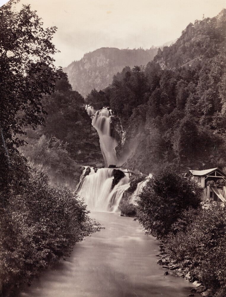 Reichenbach Falls, Switzerland, c 1850-1900.