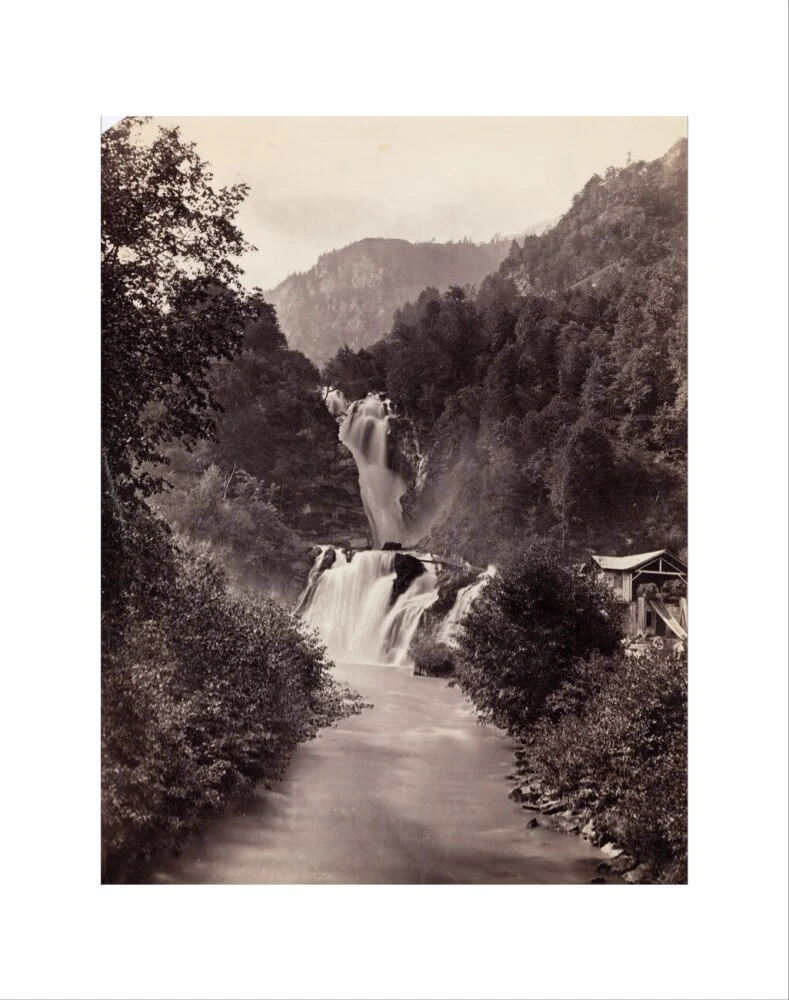 Reichenbach Falls, Switzerland, c 1850-1900. - Image 2