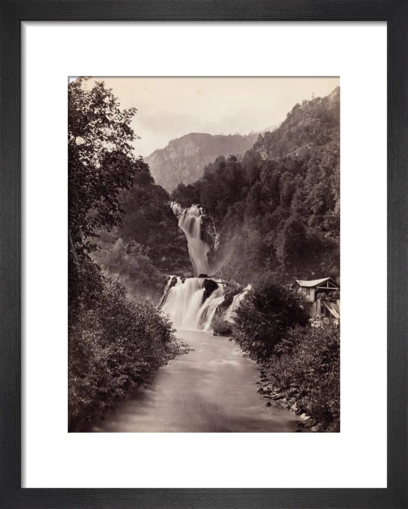 Reichenbach Falls, Switzerland, c 1850-1900. - Image 3