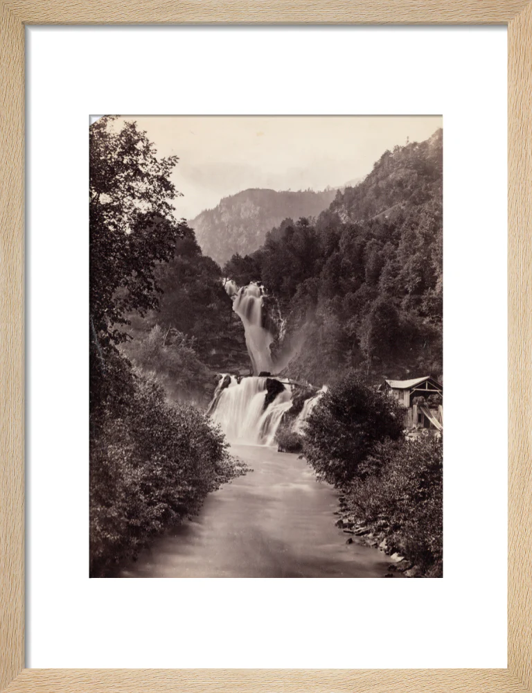 Reichenbach Falls, Switzerland, c 1850-1900. - Image 44