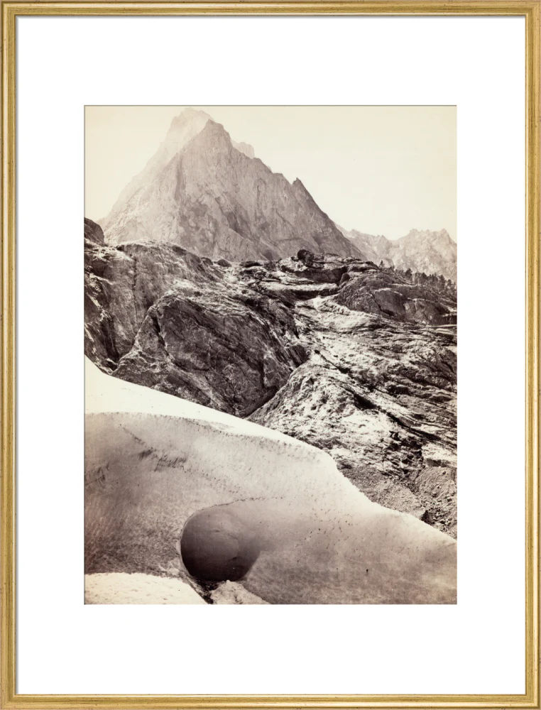 The Ice Cave in the Rosenlaui Glacier, Switzerland, c 1850-1900. - Image 58