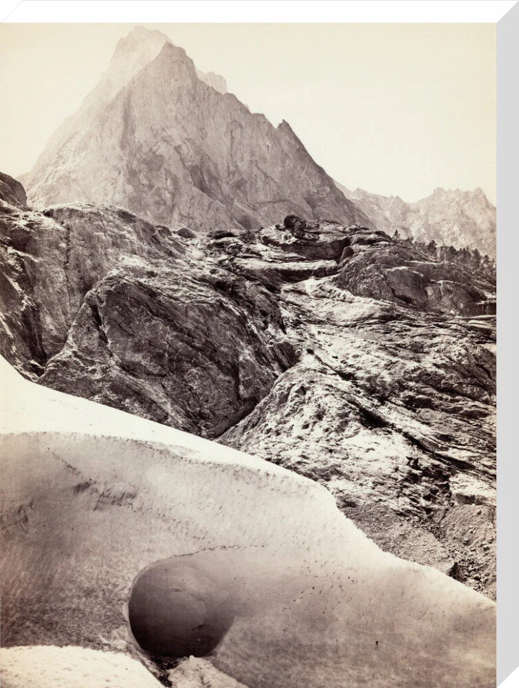The Ice Cave in the Rosenlaui Glacier, Switzerland, c 1850-1900. - Image 66