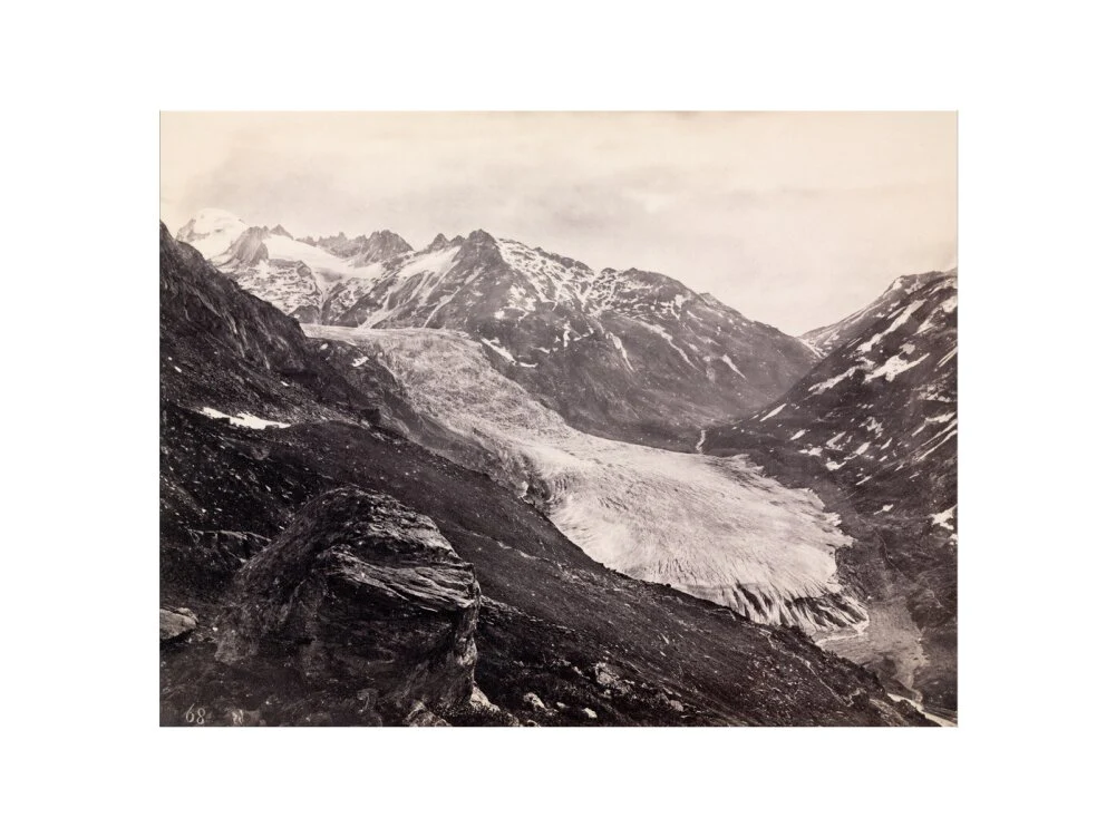 Rhone Glacier, Switzerland, c 1850-1900. - Image 12