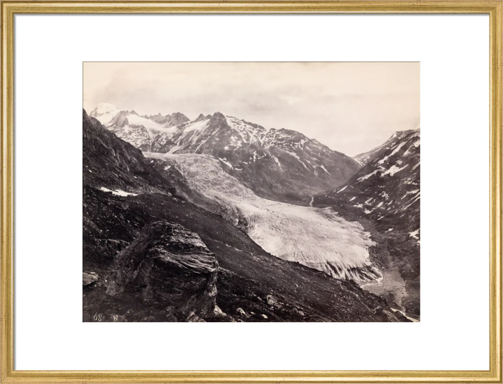 Rhone Glacier, Switzerland, c 1850-1900. - Image 20