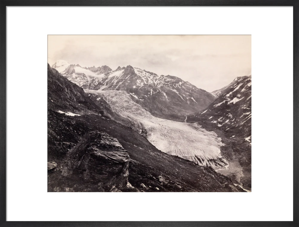 Rhone Glacier, Switzerland, c 1850-1900. - Image 51