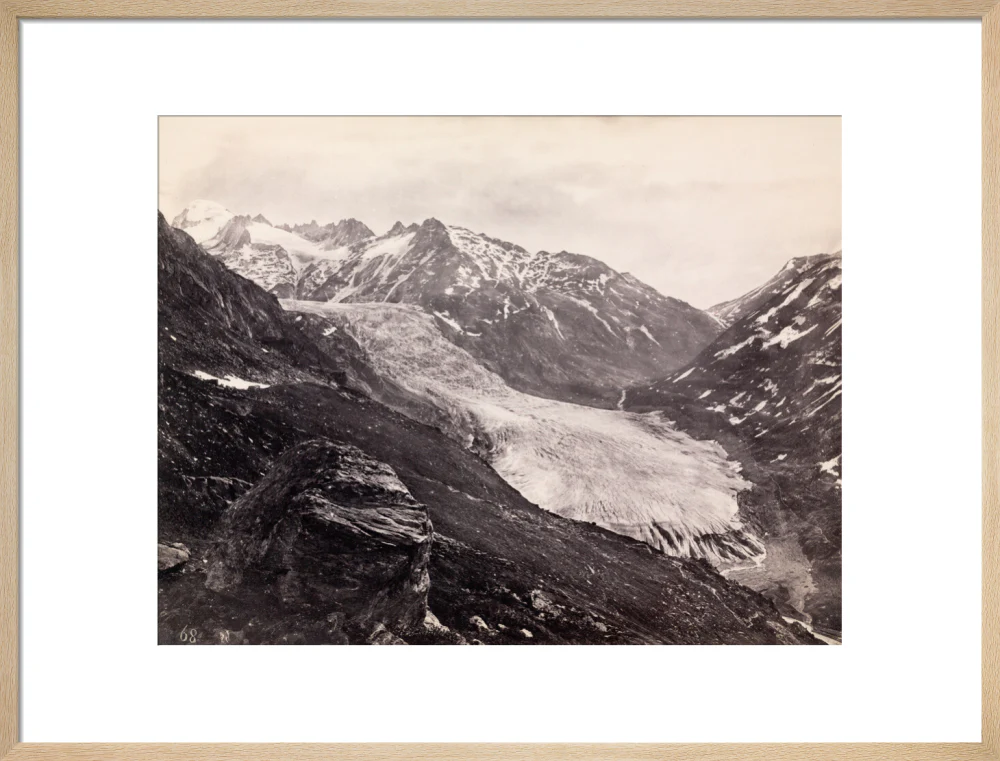 Rhone Glacier, Switzerland, c 1850-1900. - Image 54