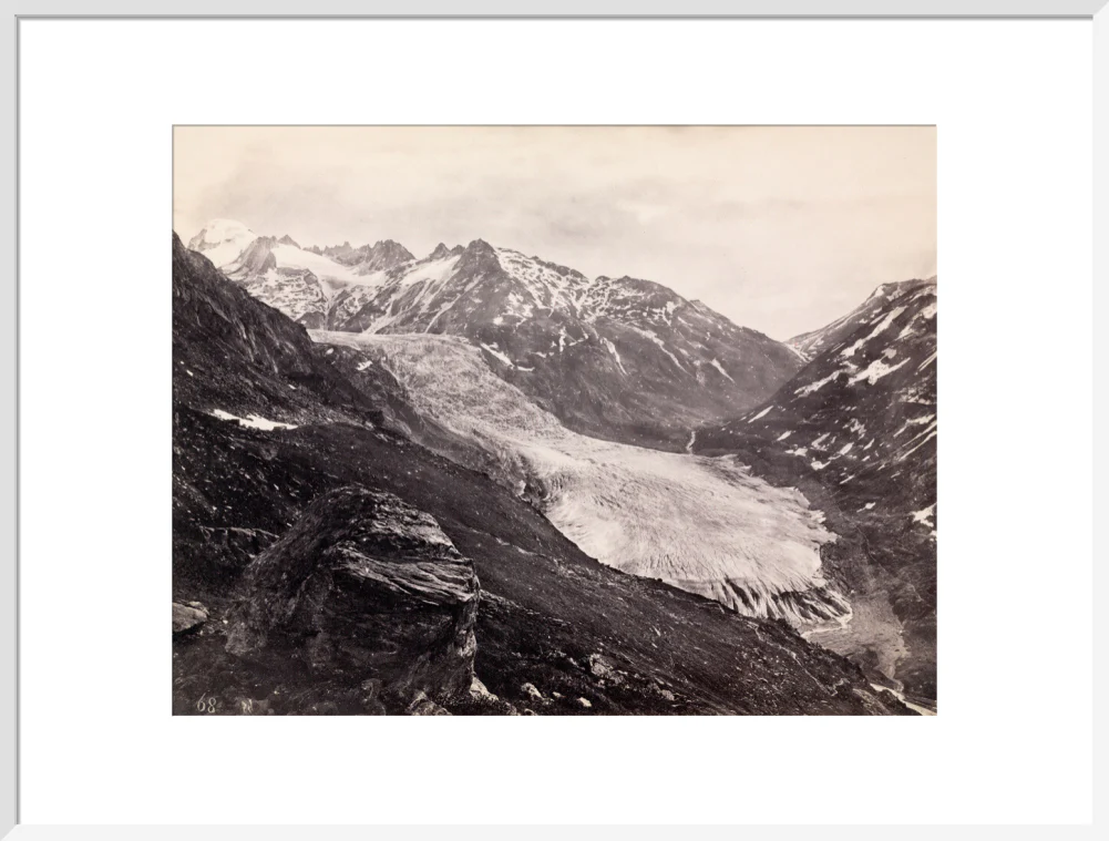 Rhone Glacier, Switzerland, c 1850-1900. - Image 57