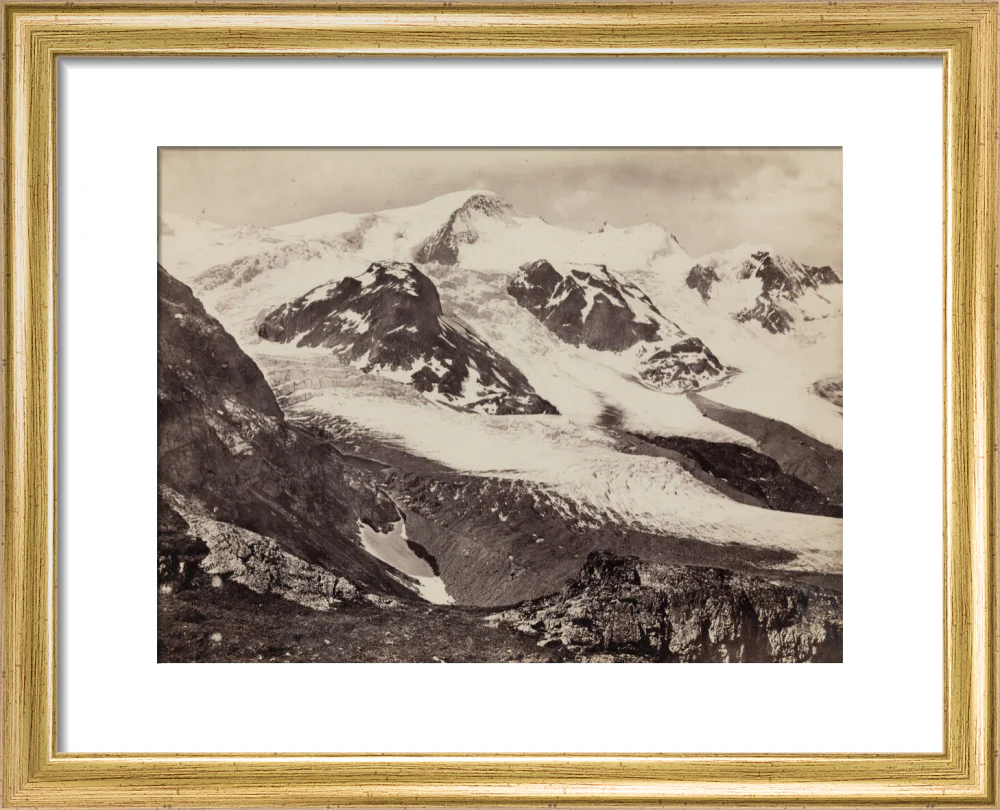 Stein Glacier, Susten Pass, Switzerland, c 1850-1900. - Image 5