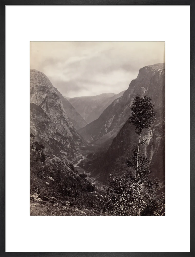 Mountain valley, Norway, c 1850-1900. - Image 51