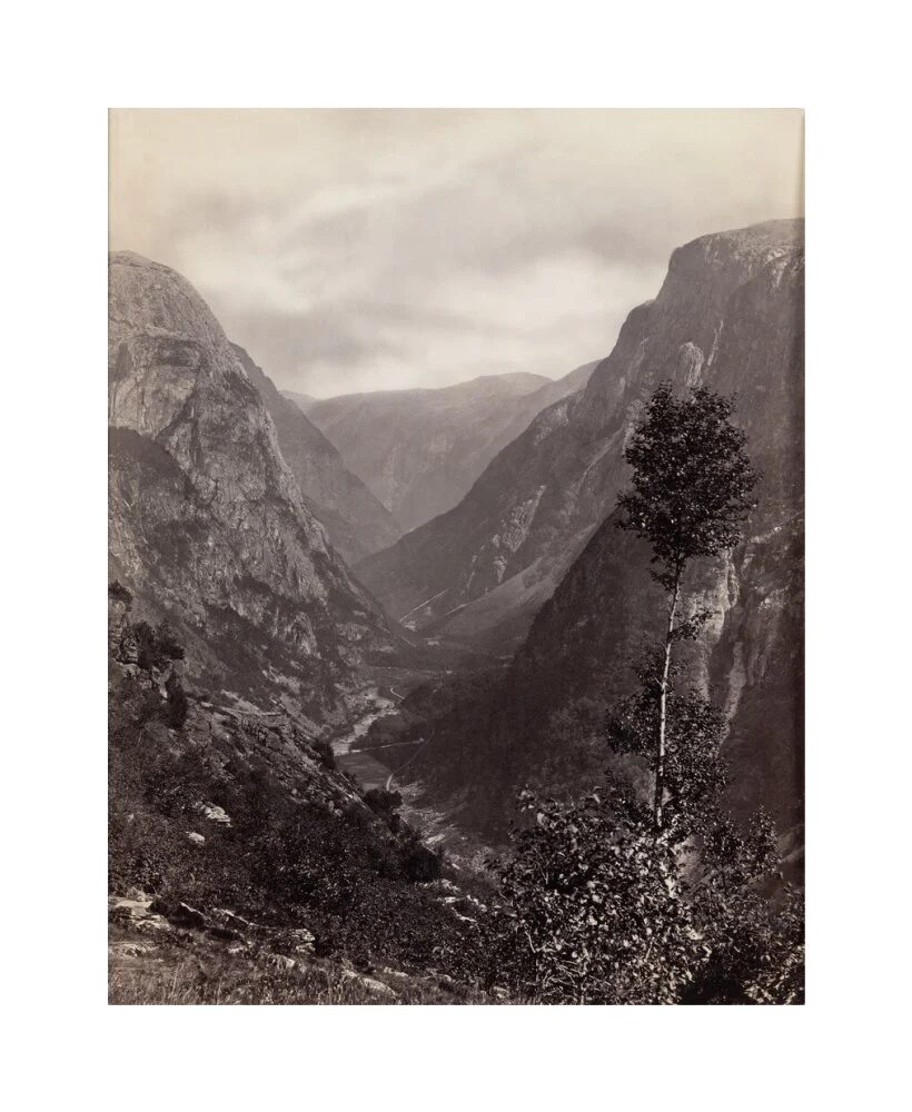 Mountain valley, Norway, c 1850-1900. - Image 61