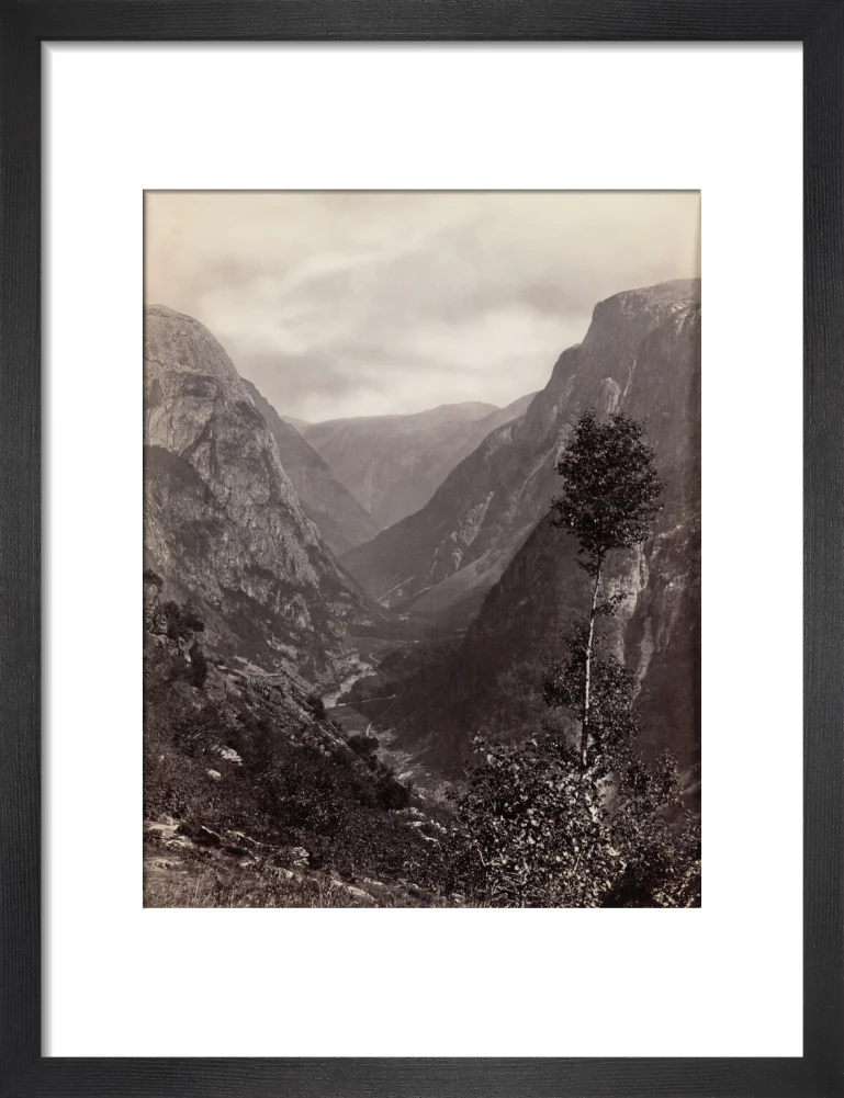 Mountain valley, Norway, c 1850-1900. - Image 8