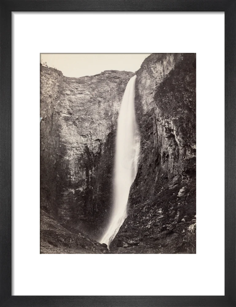 Waterfall, Norway, c 1850-1900. - Image 8