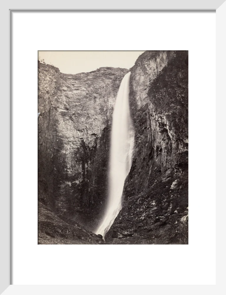 Waterfall, Norway, c 1850-1900. - Image 9