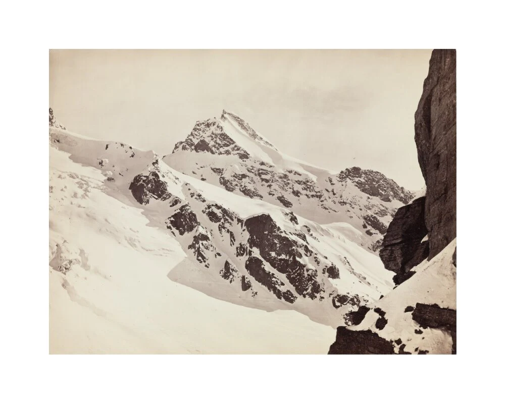 Peaks on the Hamta Pass, Himalayas, India, c 1850-1900. - Image 61