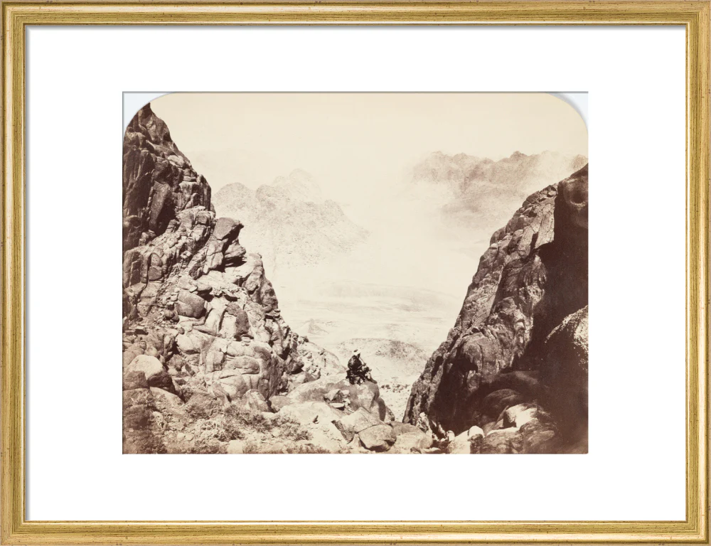 View from Mount Sinai, Egypt, c 1850-1900. - Image 15