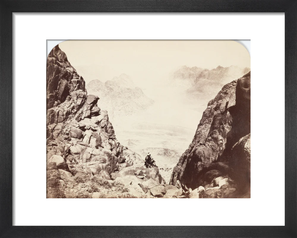 View from Mount Sinai, Egypt, c 1850-1900. - Image 36