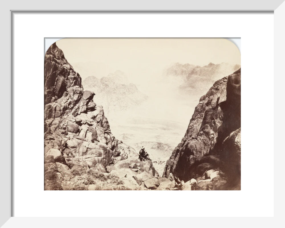 View from Mount Sinai, Egypt, c 1850-1900. - Image 37