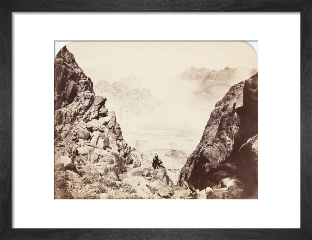 View from Mount Sinai, Egypt, c 1850-1900. - Image 41