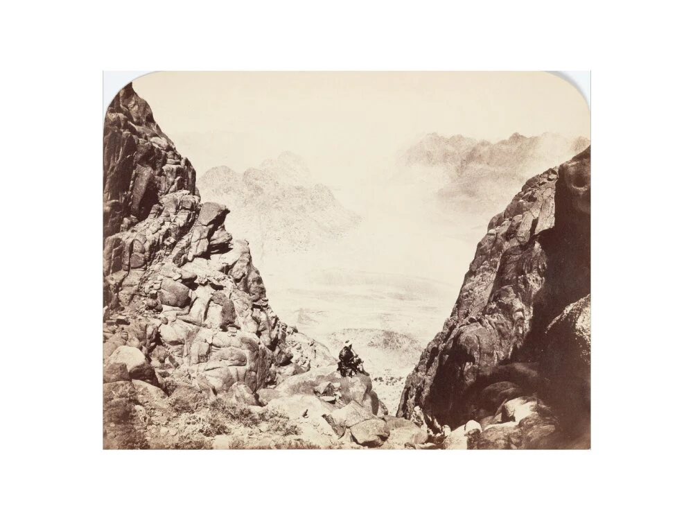 View from Mount Sinai, Egypt, c 1850-1900. - Image 45