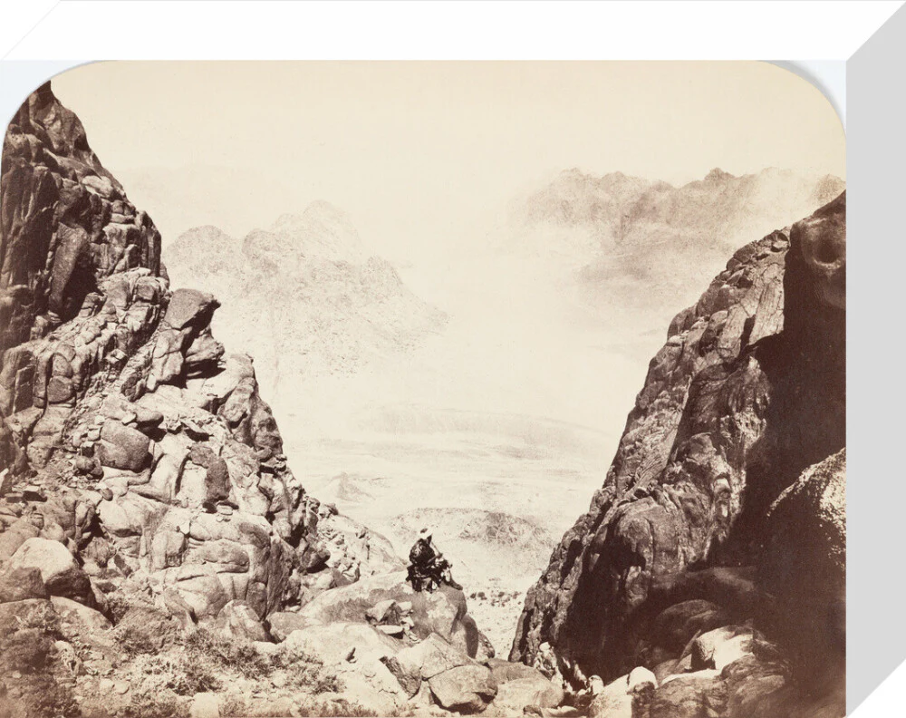 View from Mount Sinai, Egypt, c 1850-1900. - Image 64