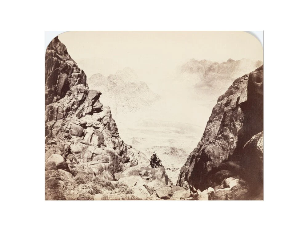 View from Mount Sinai, Egypt, c 1850-1900. - Image 7