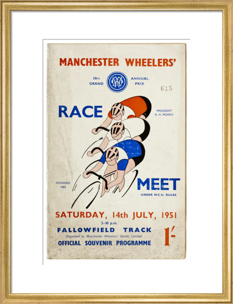 Programme for Manchester Wheelers' Race Meet at Fallowfield Track, 14 July 1951 - Image 15
