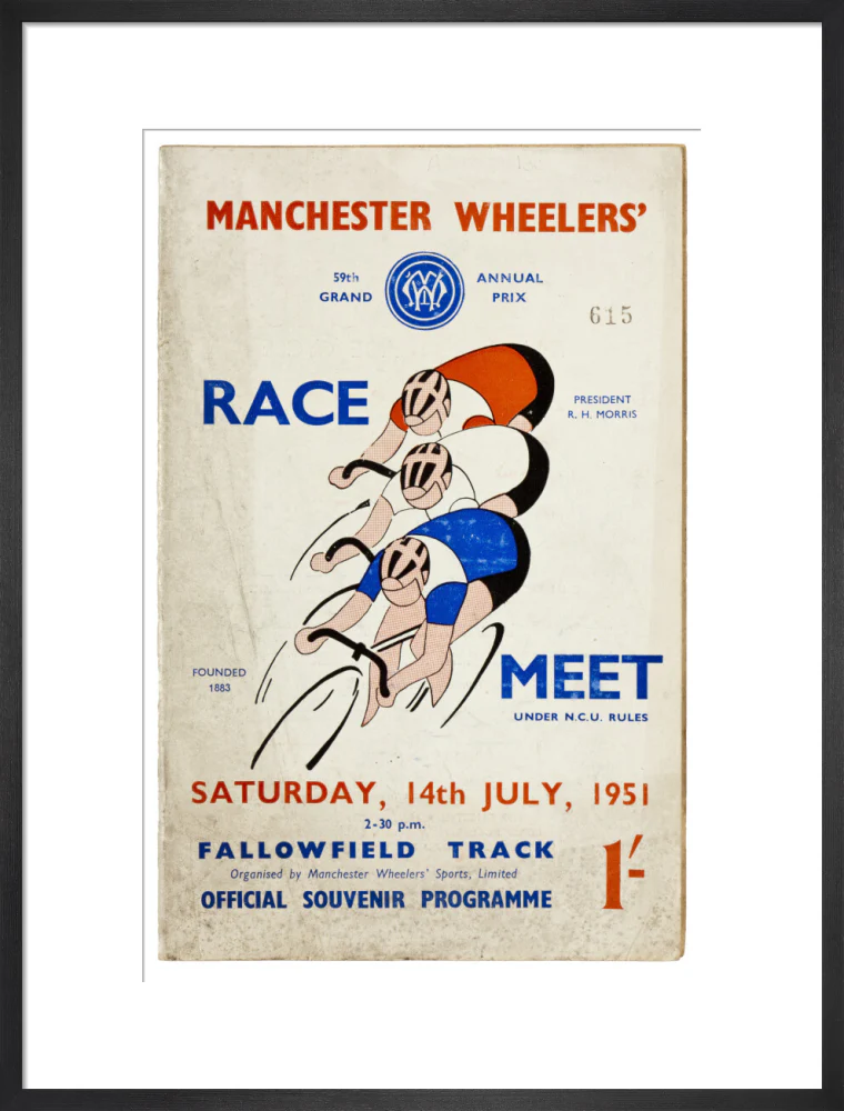 Programme for Manchester Wheelers' Race Meet at Fallowfield Track, 14 July 1951 - Image 18