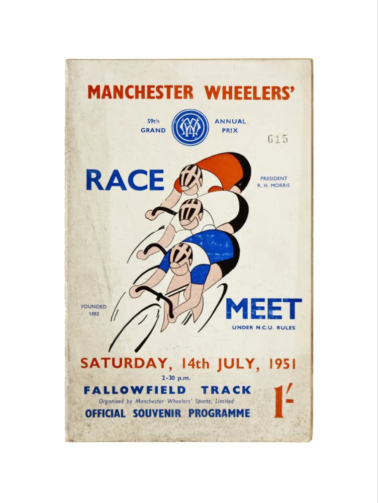 Programme for Manchester Wheelers' Race Meet at Fallowfield Track, 14 July 1951 - Image 50