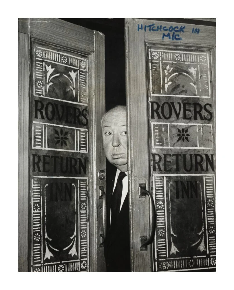 Alfred Hitchcock at the doors of Coronation Street's Rovers Return - Image 63