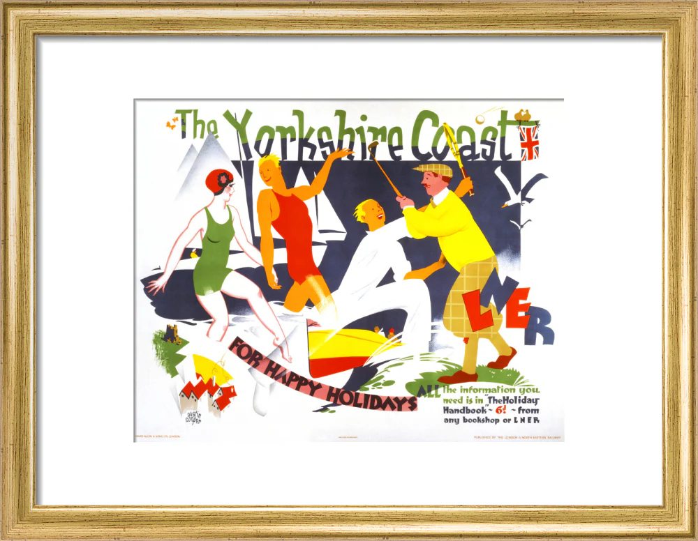 ‘The Yorkshire Coast’, LNER poster, 1930. - Image 10