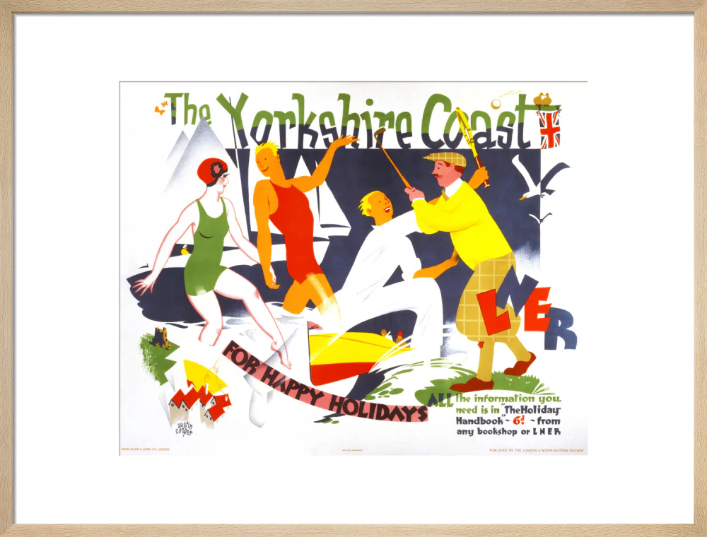 ‘The Yorkshire Coast’, LNER poster, 1930. - Image 21